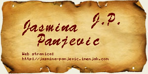 Jasmina Panjević vizit kartica